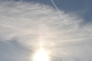 Morten 4 februar 2023 - Jetfly og solen