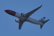 Morten 2 mai 2023 - SE-RRE over Høyenhall, det er Norwegian Air Sweden AOC som kommer med sin Boeing 737-8JP som er over 12 år gammelt og helten heter Ludvig Holberg