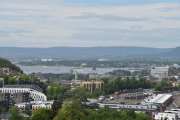 Morten 24 mai 2023 - Oslo sentrum. Her står jeg og venter, men hangarskipet kom ikke så langt inn i Oslofjorden