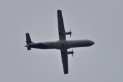 Morten 12 oktober 2023 - To store fly over Høyenhall, jeg må gjette litt her. Jeg tror det er ES-ATE som er SAS Scandinavian Airlines med sin ATR 72-600 fra 2014. Den så jeg sist 8 oktober 2023 over Svartdalsparken
