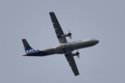 Morten 8 oktober 2023 - ES-ATE over Svartdalsparken, det er SAS Scandinavian Airlines som kommer med sin ATR 72-600 fra 2014 og heter Torver Viking. Første gangen jeg så denne var 21 september 2019 over Ekeberg. Jeg gleder meg faktisk til vinteren når jeg har tid til å se på gamle bilder, jeg har registrert  ES-ATE, ES-ATD, og ES-ATG nå