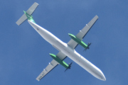 Morten 1 september 2023 - LN-WDM over Høyenhall, det er Widerøe som kommer med sin Bombardier DHC-8-402Q Dash 8 fra 2010. Jeg har ikke tatt bilde av denne før, men den er registrert nå. Dem jeg har foreløpig er LN-RDZ, LN-WDI, LN-WDF, LN-WEC, LN-WDM, LN-WIB, LN-WII, LN-WIR og LN-WSA