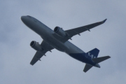 Morten 1 september 2023 - SAS Scandinavian Airlines over Høyenhall, her må jeg melde pass. Men det er en Airbus A320-251N - tror jeg