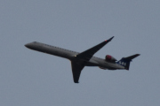 Morten 13 september 2023 - SAS over Høyenhall, litt for tidlig på morgenen, klokken er ikke 07.00 en gang. Men jeg tror det er en Bombardier CRJ-900LR