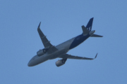 Morten 17 september 2023 - SAS Scandinavian Airlines over Høyenhall, jeg trodde at jeg kunne lese den. Men det er en Airbus A320-251N