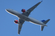 Morten 17 september 2023 - SE-RON over Høyenhall, det er SAS Scandinavian Airlines som kommer med sin Airbus A320-251N fra september 2018 og heter Signy Viking. Den hadde jeg ikke registrert, men hadde et bilde fra 25 mai 2023