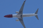 Morten 17 april 2023 - SE-RPM over Høyenhall, det er Norwegian Air Sweden AOC som kommer med sin Boeing 737-8JP som er over 6 år gammelt