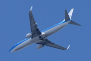 Morten 18 april 2023 - PH-BXT over Høyenhall, jeg tror det er KLM Royal Dutch Airlines som kommer med sin Boeing 737-9K2 som er 19 år gammelt og heter Zeestern / Sea Tern