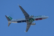 Morten 1 april 2024 - F-HTVQ over Høyenhall, det er Transavia France som kommer med sin Boeing 737-8AL fra 2013. Denne har jeg ikke bilde av, da har jeg har disse nå. F-HTVP, F-HTVQ og F-HUYV og alle er tatt i 2023