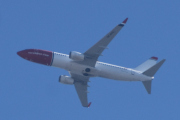 Morten 22 april 2024 - SE-RPE over Høyenhall, det er Norwegian Air Sweden AOC som kommer med sin Boeing 737-8JP fra 2016. Siste gangen jeg så den var 8 mars 2024 og jeg fant ingen bilde når den het EI-FJM