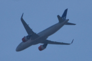 Morten 26 april 2024 - SAS over Høyenhall, det er nok SAS Scandinavian Airlines med sin Airbus A320-251N