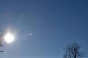 Morten 26 februar 2024 - Jetfly og solen over Høyenhall
