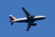 Morten 6 februar 2024 - British Airways over Høyenhall, klokken er 10.33 og det er like kaldt. Jeg skjelver nok litt på hånden, og det er første gangen jeg tar bilde av British Airways den 6 februar