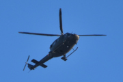 Morten 5 januar 2024 - Qatar Airways Cargo og Bell 412 møtes over Høyenhall