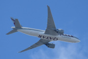 Morten 31 juli 2024 - A7-BFM over Høyenhall, det er Qatar Airways Cargo som med sin Boeing 777-FDZ fra 2017. Jeg husker at jeg tok et bilde av den 26 juli 2022 også