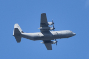 Morten 31 juli 2024 - Royal Norwegian Air Force over Høyenhall, det er Luftforsvaret som kommer med sin Lockheed Martin C-130J Super Hercules