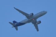 Morten 10 juni 2024 - SAS over Høyenhall, klokken er 19.29 og jeg ser at det er en Airbus. Men hva hjelper det når den er for langt unna