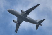 Morten 19 juni 2024 - OY-KBO over Høyenhall, det er SAS Scandinavian Airlines som kommer med sin Airbus A319-132 fra 2006 og heter Christian Valdemar Viking