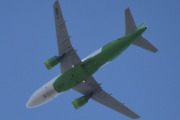 Morten 2 mai 2024 - F-HDRA over Høyenhall, det er Amelia International som kommer med sin Airbus A319-112 fra 2004. Jeg har fire bilder av dette flyet nå, kanskje flere