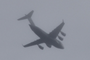 Morten 11 mars 2024 - Boeing C-17 Globemaster III over Høyenhall, men jeg har et bilde fra 7 mars 2022 - på den syns jeg at jeg ser propeller...