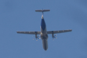 Morten 12 mars 2024 - ATR 72-600 over Høyenhall, jeg kom for sent ut. Men kan det være ES-ATC som er SAS sin?