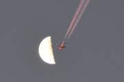 Morten 23 november 2024 - Norwegian over Høyenhall, dem nærmer seg månen nemlig