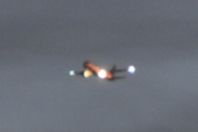 Morten 3 november 2024 - Lufthansa over Høyenhall på kvelden