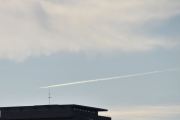Morten 24 oktober 2024 - Jetfly over Høyenhall, jeg trodde den skulle kollidere med masten. Har faktisk ikke tatt bilde av jetfly 24 oktober før