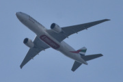 Morten 1 mai 2024 - A6-EFU over Høyenhall, det er Emirates SkyCargo med sin Boeing 777-F1H fra juni 2022. Denne har jeg ikke tatt bilde av før