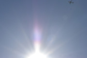 Morten 22 april 2024 - F-GKXP over Høyenhall, selvfølgelig for vi med solen sammen med Air France