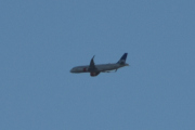 Morten 3 april 2025 - SAS over Høyenhall, klokken er 19.20 og dem er på vei til Gardermoen. Da har jeg sett SAS tre ganger i dag
