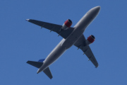 Morten 24 april 2025 - SE-ROR over Høyenhall, det er SAS Scandinavian Airlines som kommer med sin Airbus A320-251N fra juli 2019 og som heter Gandalf Viking. Men nå må du svinge til venstre hvis du skal til Gardermoen