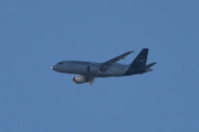 Morten 26 april 2025 - Lufthansa over Høyenhall, klokken er 08.48 og i dag har jeg tenkt og fokusere litt på fugler