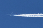 Morten 3 april 2025 - Jetfly over Høyenhall igjen, klokken er 13.11. En til nå så er jeg ferdig med å øve meg