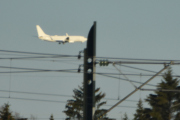 Morten 4 april 2025 - Stort fly over E6, klokken er 07.31 og vi er ved Gardermoen. Dere ser at landingshjulene er nede. Kan ikke søke etter Gardermoen, det blir for mange treff. Men jeg husker 7 mars 2019, da var jeg der