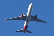Morten 12 august 2025 - 9H-CAC over Høyenhall, klokken er 08.27 og det er Challenge Air Cargo Malta som kommer med sin Boeing 767-333 fra 1996. Dem fikk flyet i august 2023, så her må jeg lete litt