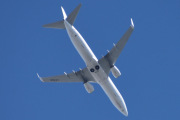 Morten 12 august 2025 - LN-NGK over Høyenhall, klokken er 12.49 og det er Norwegian Air Shuttle AOC som kommer med sin Boeing 737-8JP fra 2013, som er helt hvit. Jeg har 15 bilder av den der, og nå ser jeg at jeg må inn og korrigere litt. Men jeg har ikke sett den i august før, eller har jeg...