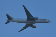 Morten 17 august 2025 - ET-APS over Høyenhall, klokken er 19.10 og det er Ethiopian Airlines Cargo som kommer med sin Boeing 777-F6N fra 2012. Jeg må nok inn og korrigere litt på tidligere bilder her