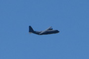 Morten 20 august 2025 - Super Hercules over Høyenhall, det er Royal Norwegian Air Force Luftforsvaret som kommer med sin Lockheed Martin C-130J-30 Super Hercules