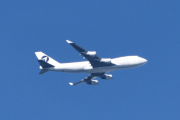 Morten 23 august 2025 - Challenge Airlines over Drøbak, klokken er 12.01 og jeg er hos faren min