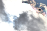 Morten 24 august 2025 - SE-RUD over Høyenhall, klokken er 13.36 og det er SAS Scandinavian Airlines som kommer med sin Airbus A320-251N fra januar 2021 og som heter Domar Viking. Her fikk vi med solen og det gjorde vi 12 mai og 24 juni 2025