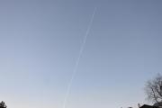 Morten 21 desember 2025 - Jetfly over Høyenhall, klokken er 09.19 og det kommer en til fra den andre kanten