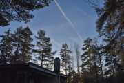 Morten 21 desember 2025 - Jetfly over Hvitsten
