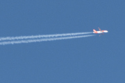Morten Juleaften 24 desember 2025 - easyJet over Høyenhall, klokken er 11.07 og dem er veldig langt unna. Men jeg husker 9, 12 og 23 desember 2024, så nå er vi rundt... God Jul