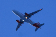 Morten 10 januar 2025 - easyJet over Høyenhall