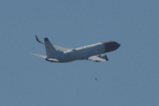 Morten 10 juli 2025 - Norwegian tar av fra Gardermoen flyplass, det kan være en Boeing 737-8JP og her fikk vi med fuglen også