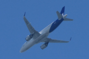 Morten 11 juli 2025 - SE-RZX over Høyenhall, klokken er 15.01 og det er SAS Scandinavian Airlines som kommer med sin Airbus A320-251N fra september 2023 og heter Nora Viking. jeg har ingen bilder fra juli, men har totalt 11 bilder nå