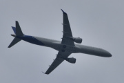 Morten 13 juli 2025 - SE-RSX over Høyenhall, klokken er 14.22 og det er SAS Link som kommer med sin Embraer ERJ-195LR fra 2018 og heter Oden Viking. Det er tredje gangen jeg ser den nå i juli