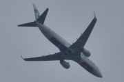 Morten 14 juli 2025 - F-HUYG over Høyenhall, klokken er 16.52 og det er Transavia France som kommer med sin Boeing 737-8JP fra 2013. Den kom til Transavia France i mars 2022 og den har jeg ikke tatt bilde av før. Litt spennende denne her, den het LN-NID tidligere og fløy under Norwegian Air Shuttle og hadde en helt på halen som het Christina Nilsson