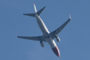 Morten 16 juli 2025 - LN-ENR over Høyenhall, klokken er 08.02 og det er  Norwegian Air Shuttle AOC som kommer med sin Boeing 737-8JP fra januar 2018 og helten heter Jan Baalsrud. Den så jeg på Gardermoen den 10 juli 2025 og dit opp skal jeg senere i dag